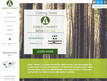 Tablet Screenshot of forest2market.com